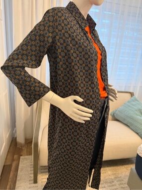 Banana Republic silky shirt dress